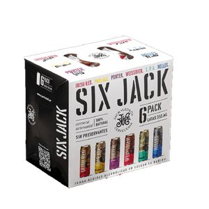 JACK VLED | SIX JACK | 6 PACK x LATA 355 ML