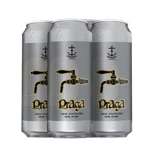 ALMIRANTE | PRAGA | CZECH STYLE PILSNER | 4 PACK | LATA 473ML